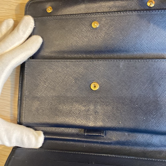 Louis Vuitton Vintage Black Denim Minilin Wallet - Picture 8 of 13